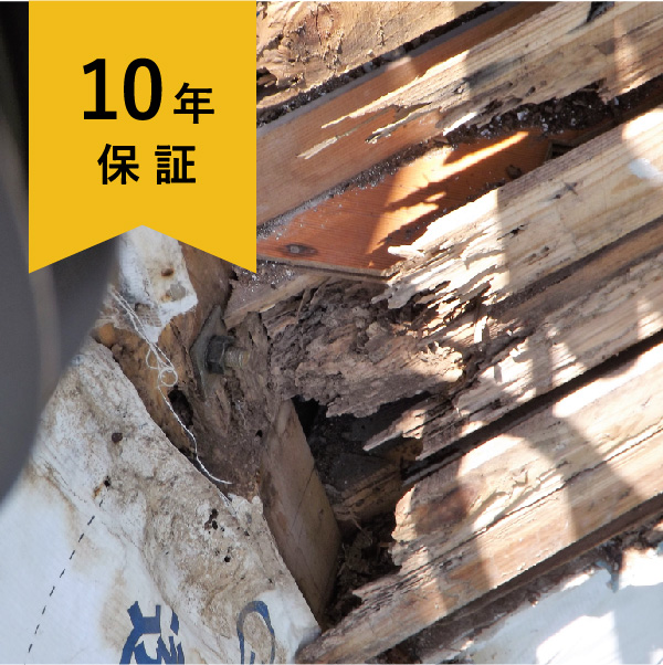 シロアリ対策も完璧。